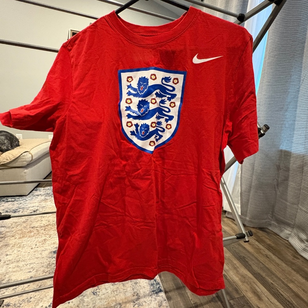 Nike Red England Football Tee